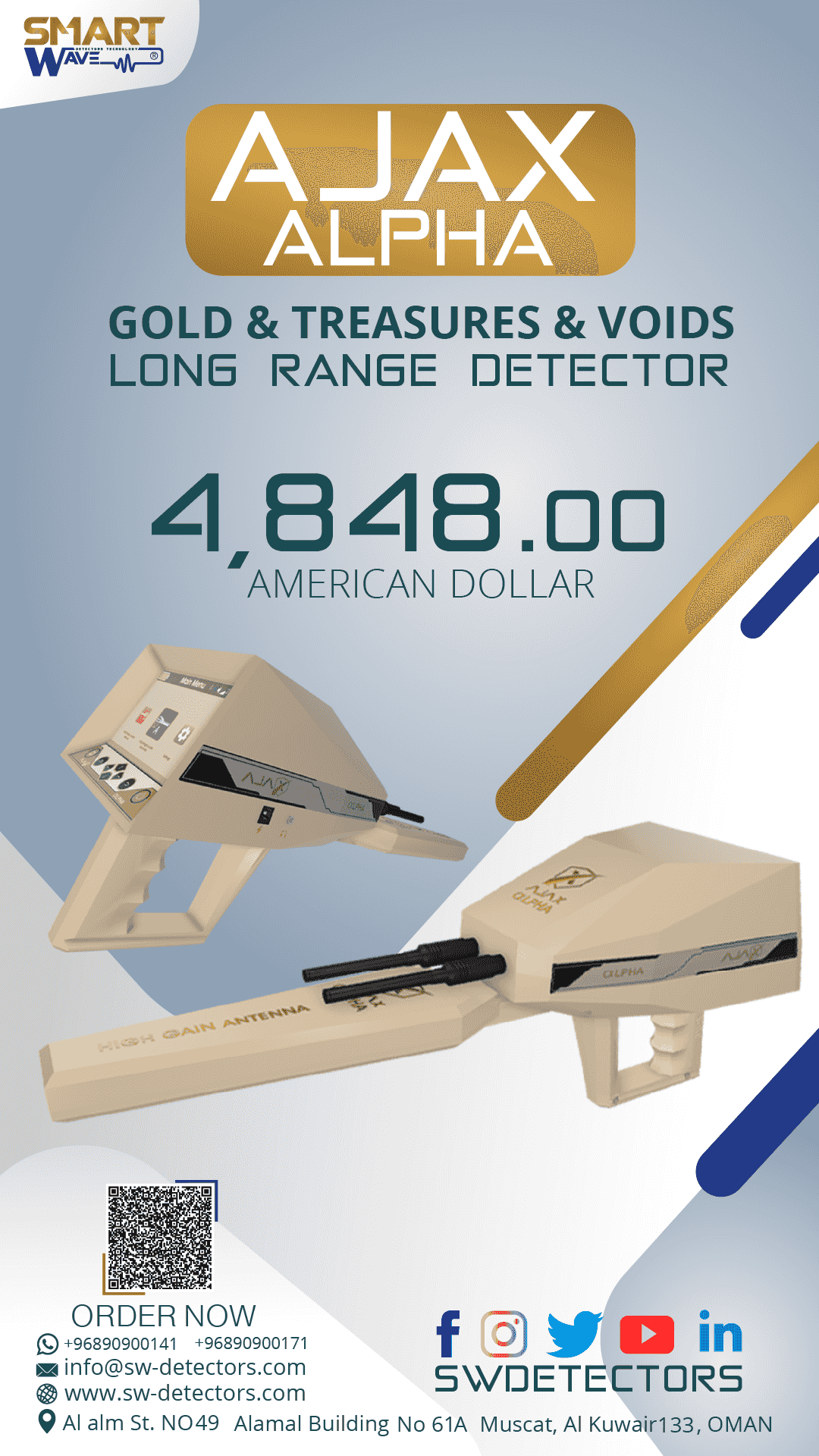 💎 AJAX ALPHA – دقة الاستشعار بعيد المدى بتقنيات الجيل الجديد 💎